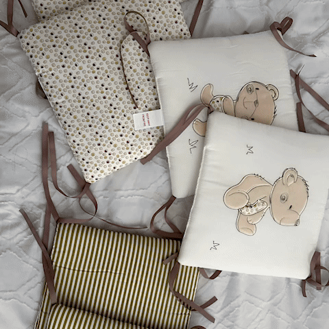 Tour de Lit Bébé - MyLovelyBed™ - Ours Beige