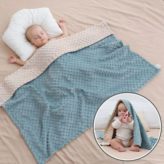 Couverture Bébé - SwaddleSavannah™ - Bleu