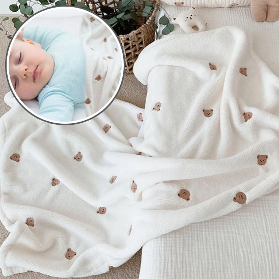 Couverture Bébé - SweetBear™ Blanc
