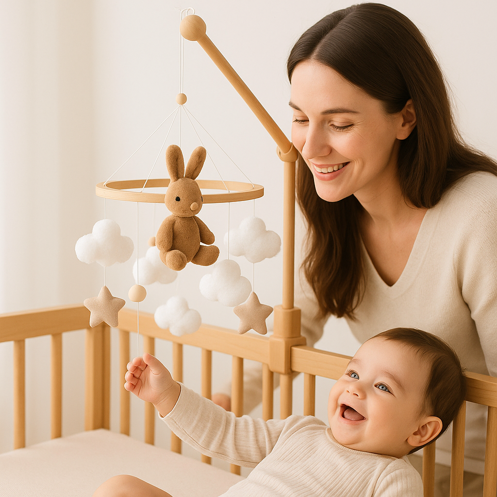 Mobile Bébé - LittleRabbit™ Lapin Marron