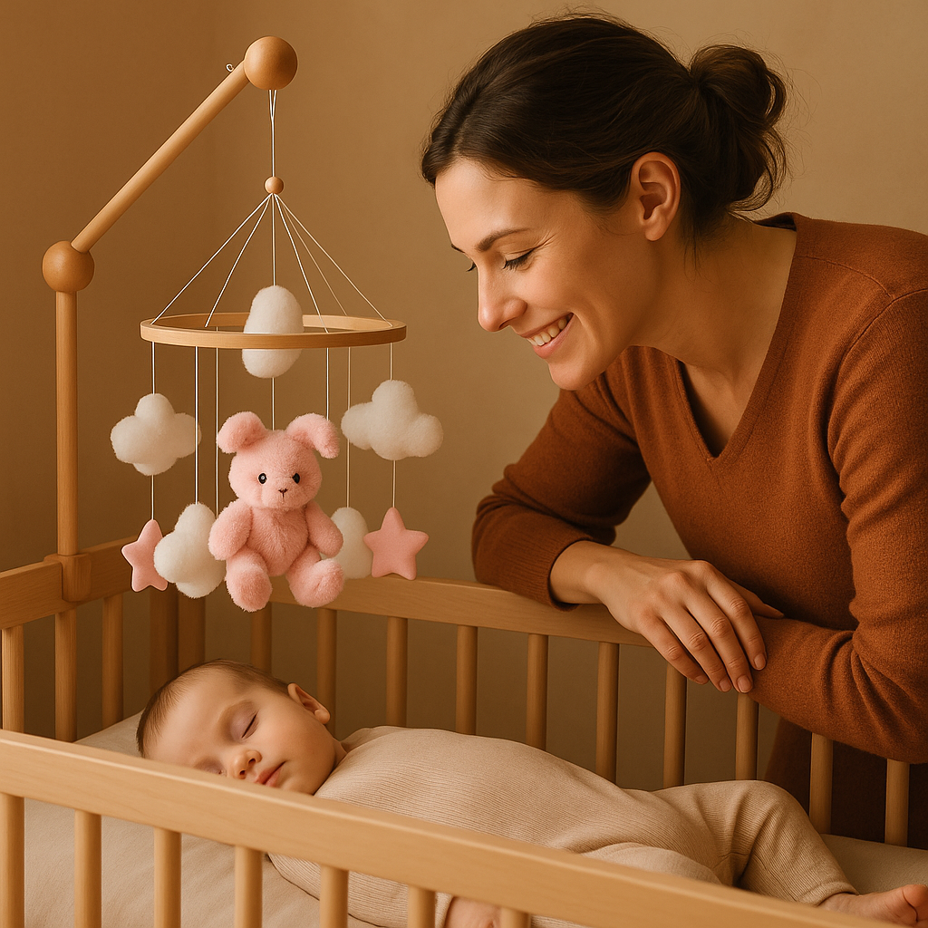 Mobile Bébé - LittleRabbit™ Lapin Rose