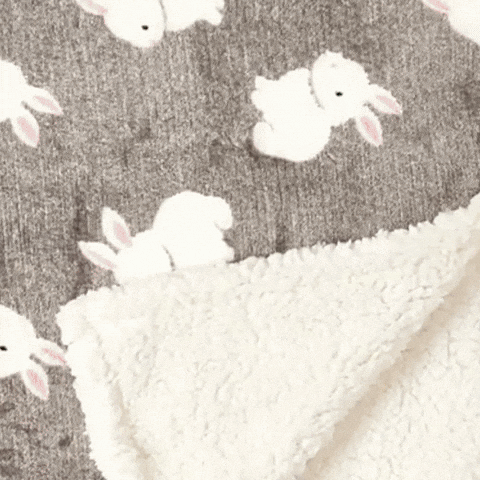 Couverture Bebe | MantaSofia™ | Lapin Gris