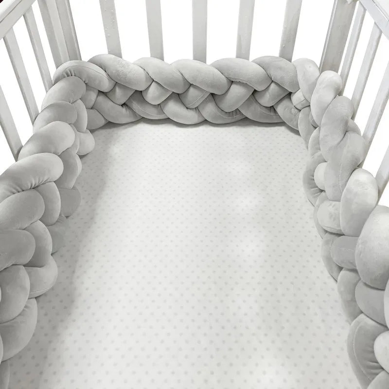 Tour de Lit Bebe | CozyKnot™ | Gris