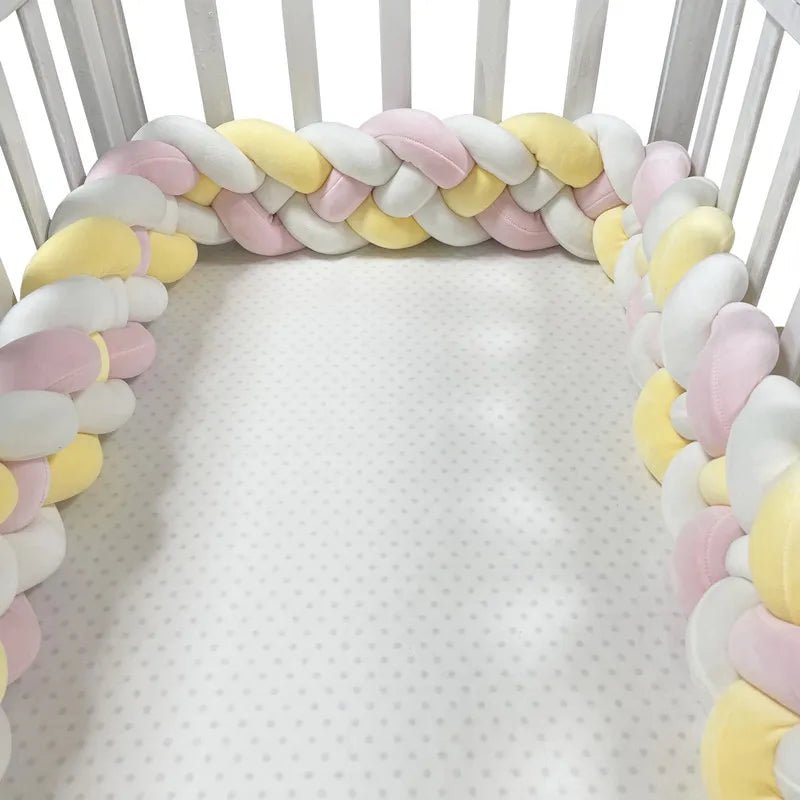 Tour de Lit Bebe | CozyKnot™ | Rose Jaune