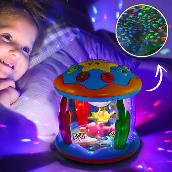 Veilleuse Projection - OcéanKids™- Violet