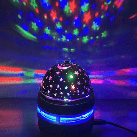 Veilleuse Bébé Projection Plafond - StarLights™ Étoiles
