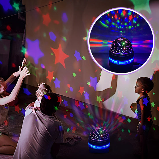 Veilleuse Bébé Projection Plafond - StarLights™ Étoiles