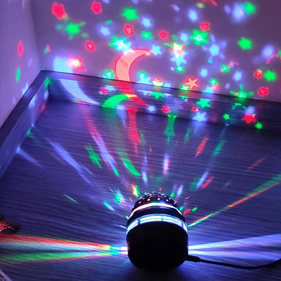 Veilleuse Bébé Projection Plafond - StarLights™ Étoiles
