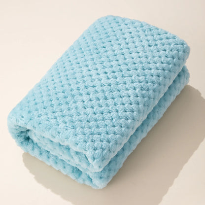 Couverture Bébé - CoverBaby™ - Bleu Clair-Kaki-Rose