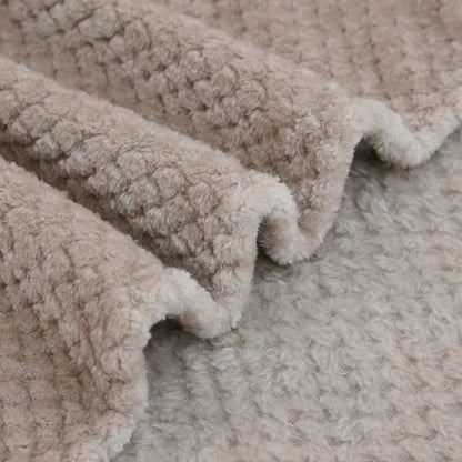Couverture Bébé - CoverBaby™ - Bleu Clair-Kaki-Rose