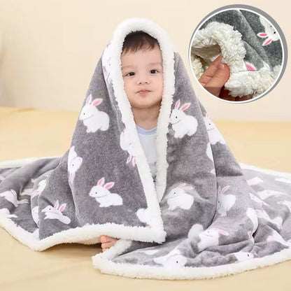 Couverture Bebe - MantaSofia™ - Lapin Gris