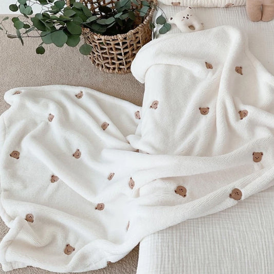 Couverture Bébé - SweetBear™  Blanc