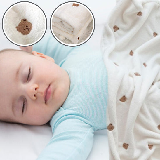 Couverture Bébé - SweetBear™  Blanc