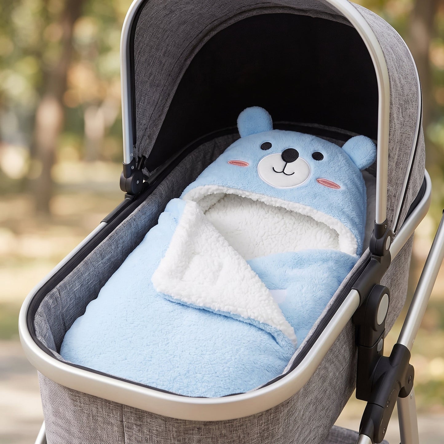 Nid d’Ange Bébé Chaud & Douillet avec Capuche — O Khalm Bébé