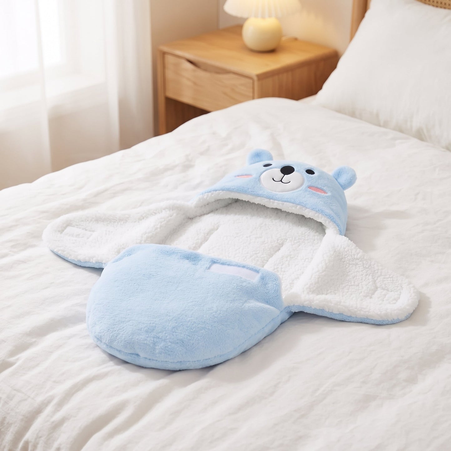 Nid d’Ange Bébé Chaud & Douillet avec Capuche — O Khalm Bébé