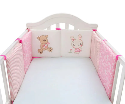 Tour de Lit Bébé - MyLovelyBed™ - Lapin Ours Rose