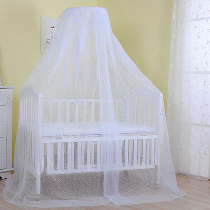 Ciel de Lit Bébé - BabyStar™ Blanc Bleu Rose