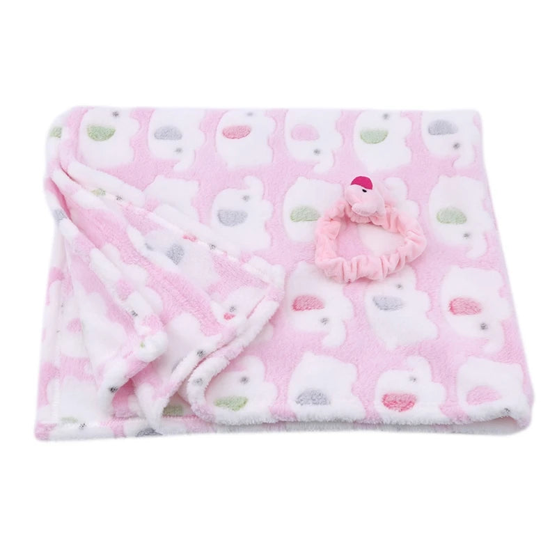 Couverture Bébé - BabyElephant™ - Bleu Rose