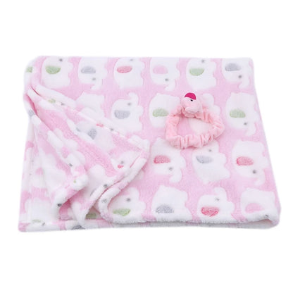 Couverture Bébé - BabyElephant™ - Bleu Rose